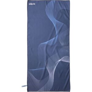 AQUOS WAVES 80 x 170 Rychleschnoucí sportovní ručník, modrá, velikost