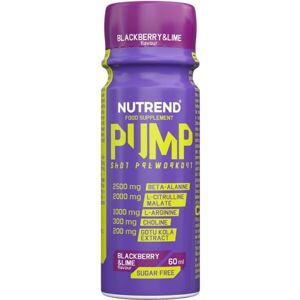 Nutrend PUMP SHOT 60 ML OSTRUŽINA + LIMETKA Energy shot, , velikost