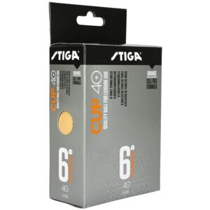 Stiga CUP ABS ORANGE 12-PACK Pingpongové míčky, oranžová, velikost