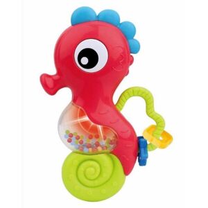 BABY MIX MOŘSKÝ KONÍK Dětské chrastítko, červená, velikost