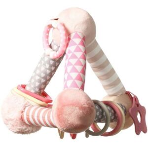 BABY ONO PYRAMIDA TINY YOGA Edukační hračka, růžová, velikost