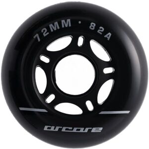 Arcore INLINE WHEELS 4PACK 72-82A Inline kolečka, černá, velikost