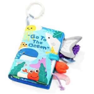 BABY ONO GO TO THE OCEAN Dětská senzorická knížka, mix, velikost