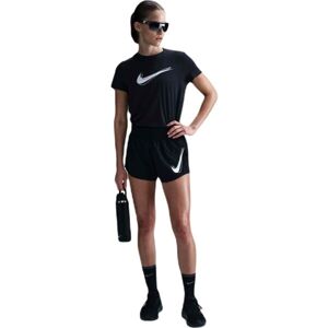 Nike ONE SWOOSH Dámské běžecké šortky, černá, velikost