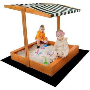 BABY MIX PÍSKOVIŠTĚ Dětské dřevěné pískoviště se stříškou, hnědá, velikost