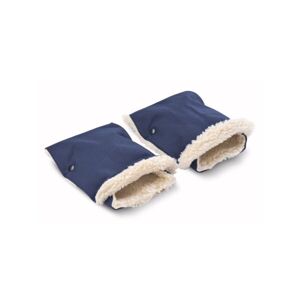 SENSILLO MUFF 2ks 45 x 21 CM Rukávníky na kočárek, tmavě modrá, velikost