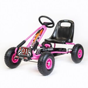 BABY MIX RAZOR Dětská šlapací motokára, růžová, velikost