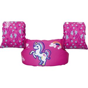 Bestway SWIM VEST UNICORN Plavecká vesta s rukávky, růžová, velikost