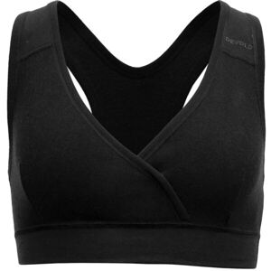 Devold NIBBA FLEECE MERINO BRA Dámská podprsenka, černá, velikost