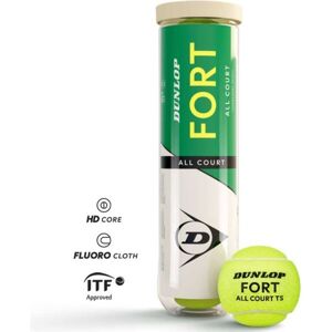 Dunlop FORT ALL COURT TS Tenisové míče, žlutá, velikost