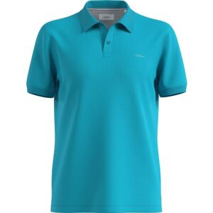s.Oliver RL BIG SIZE POLO NOOS Pánské polotričko, tyrkysová, velikost