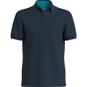 s.Oliver RL POLO NOOS Pánská polokošile, tmavě modrá, velikost