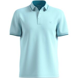 s.Oliver RL POLO NOOS Pánská polokošile, světle modrá, velikost