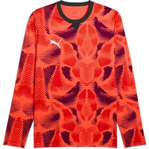 Puma TEAMTARGET GL LS JERSEY Pánský brankářský dres, červená, velikost
