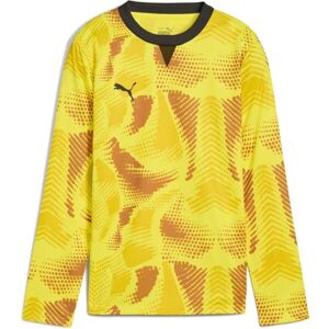 Puma TEAMTARGET GL LS JERSEY JR Dětský brankářský dres, žlutá, velikost
