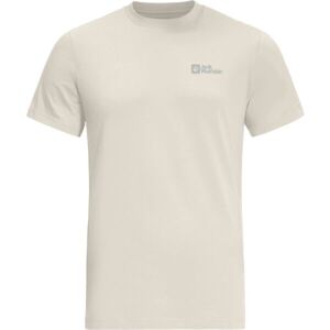 Jack Wolfskin ESSENTIAL T M Pánské triko, bílá, velikost