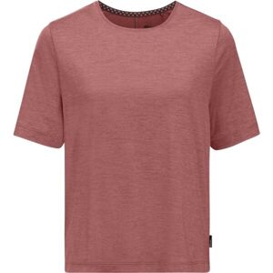 Jack Wolfskin TRAVEL T W Dámské triko, červená, velikost