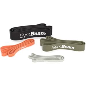 GymBeam CROSSBANDS Set odporových gum, černá, velikost
