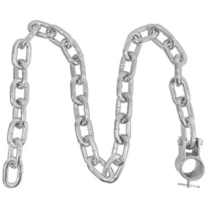 GymBeam STEEL CHAIN Vzpěračský řetěz, stříbrná, velikost