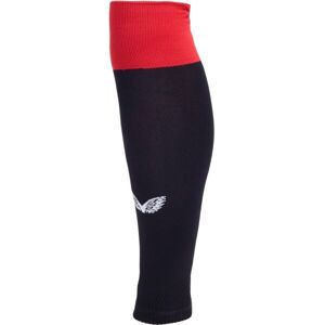 CASTORE TOP SOCK FOOTLESS Pánské fotbalové štulpny, černá, velikost