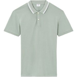 CELIO LEPRIME Pánské polo triko, světle zelená, velikost