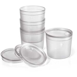 Light my fire TUMBLER WITH SNAP LID SHORT 4-PACK Sada hrnků, transparentní, velikost