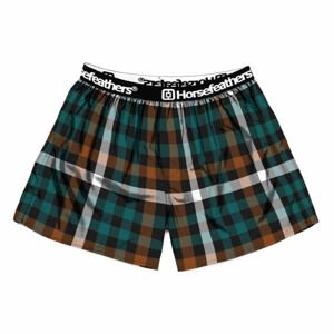 Horsefeathers CLAY BOXER SHORTS Pánské boxerky, tyrkysová, velikost S