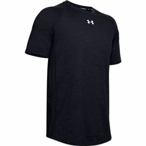 Under Armour CHARGED COTTON SS Pánské triko, černá, velikost S