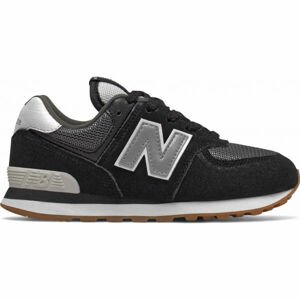 New Balance PC574SPT Dětská volnočasová obuv, černá, velikost 28.5