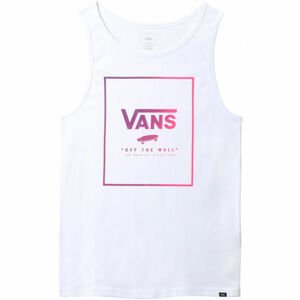 Vans MN PRINT BOX TANK Pánský nátělník, bílá, velikost S