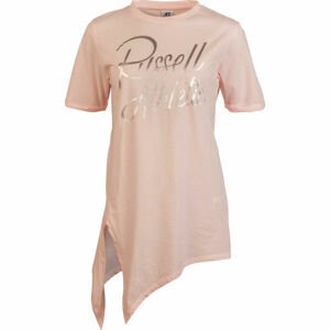 Russell Athletic KNOTTED STRIPTED TEE SHIRT Dámské tričko, růžová, veľkosť S