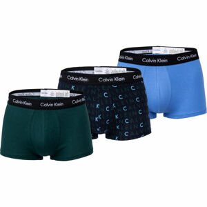 Calvin Klein 3 PACK LO RISE TRUNK Pánské boxerky, černá, velikost S