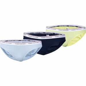 Tommy Hilfiger 3P BIKINI Dámské kalhotky, modrá, velikost S