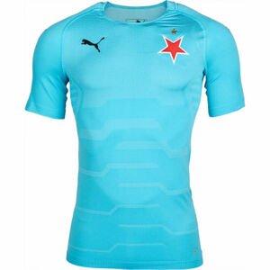 Puma SLAVIA FINAL EVOKNIT GK Pánské brankářské triko, tyrkysová, velikost M