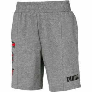 Puma ALPHA SUMMER SHORT Dětské sportovní šortky, šedá, veľkosť 140