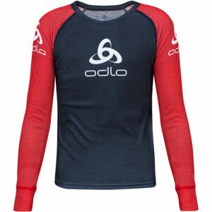 Odlo SUW KID'S TOP CREW NECK L/S ORIGINALS LIGHT Dětské tričko, tmavě modrá, velikost 116