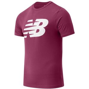 New Balance CLASSIC NB TEE Pánské triko, vínová, velikost