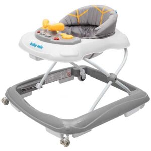 BABY MIX CHODÍTKO Dětské chodítko s volantem, šedá, velikost