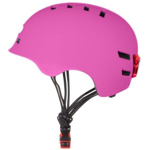 BLUETOUCH HELMET Bezpečnostní helma s LED, růžová, velikost