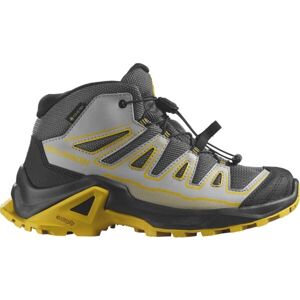 Salomon X ULTRA MID GTX J Juniorská turistická obuv, tmavě šedá, velikost