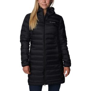 Columbia LAKE 22 II DOWN LONG HOODED JACKET Dámská zimní bunda, černá, velikost