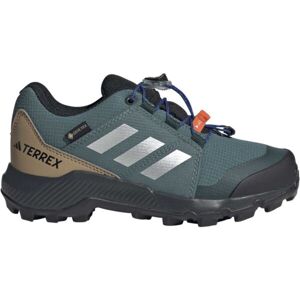 adidas TERREX GTX K Dětská outdoorová obuv, tmavě zelená, velikost