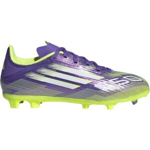 adidas F50 LEAGUE FG/MG J Dětské kopačky, fialová, velikost