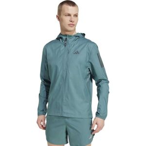 adidas OWN THE RUN Pánská běžecká bunda, tyrkysová, velikost