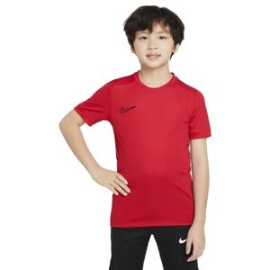 Nike DRI-FIT ACADEMY 25 Dětské fotbalové tričko, červená, velikost