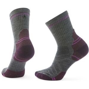 Smartwool W HIKE TARGETED CUSHION MID CREW SOCKS Dámské ponožky, tmavě šedá, velikost