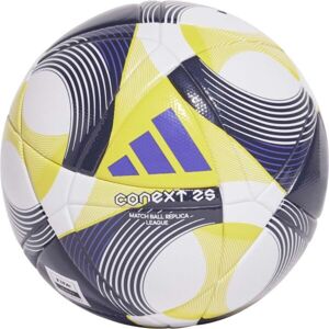 adidas CONEXT 25 LEAGUE Fotbalový míč, bílá, velikost