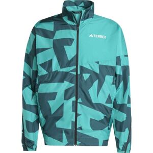 adidas TERREX MULTI PRINTED Pánská větrovka, zelená, velikost