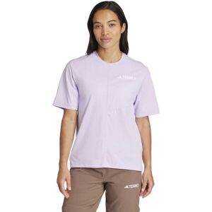 adidas TERREX MULTI TEE Dámské outdoorové triko, fialová, velikost