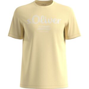 s.Oliver LOGO T-NOOS Pánské tričko, žlutá, velikost
